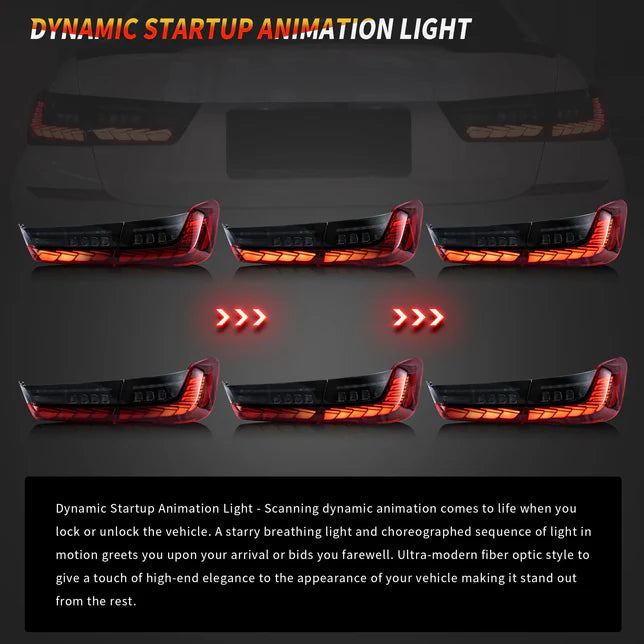 OLED Tail Lights For BMW 3-Series G20  2019-2024