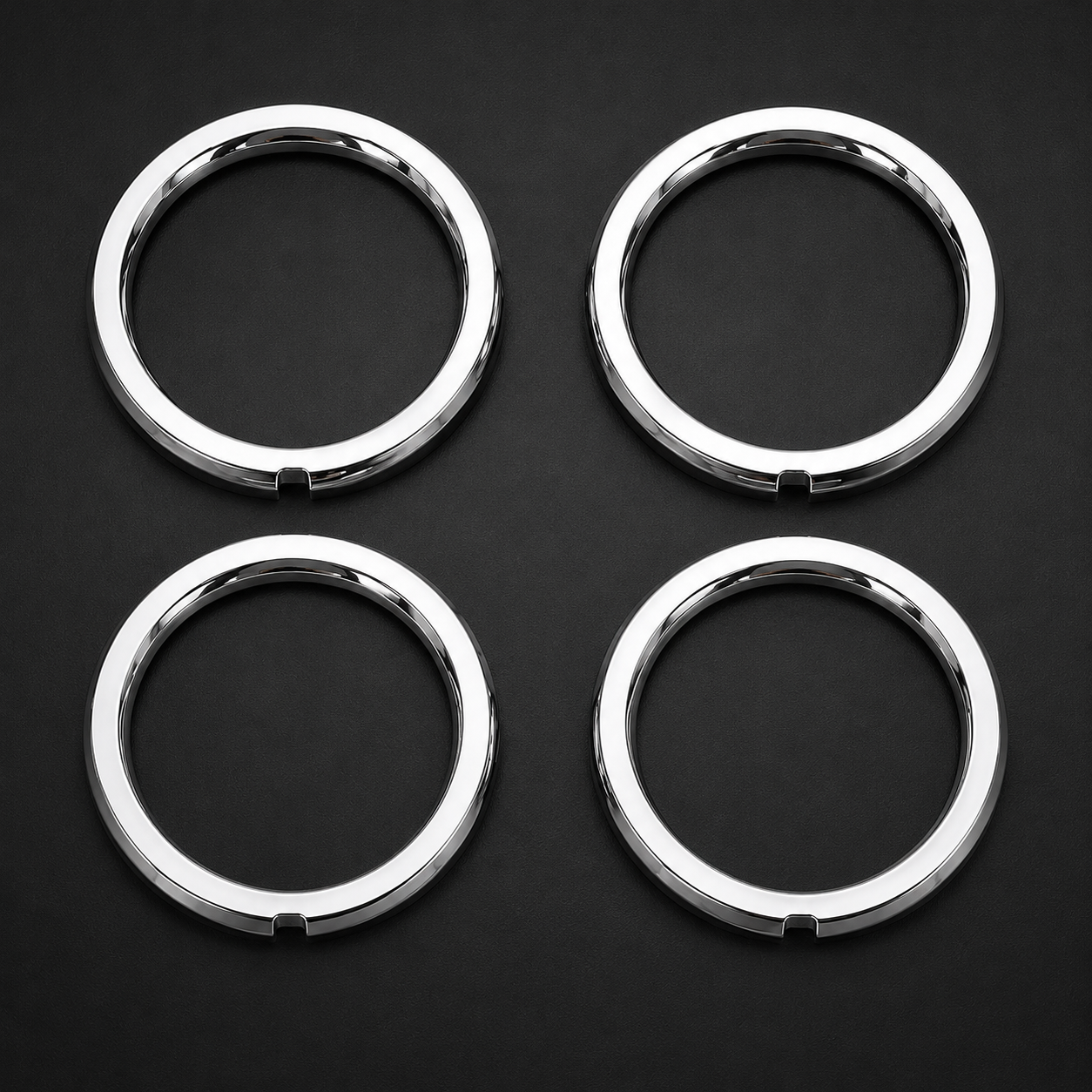 LEVC TXE VN5 VAN LONDON TAXI CHROME OUTER WHEEL TRIMS SET OF 4