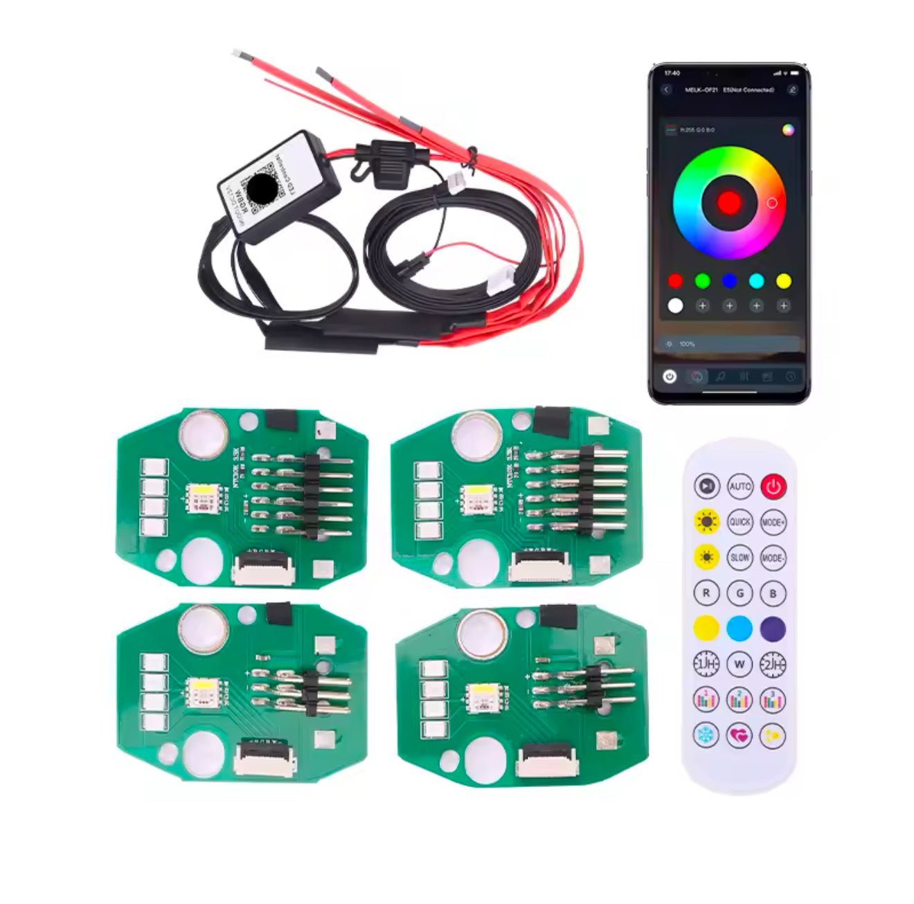 RGB multicolor LED Boards For BMW F20 F21 LCI 1 series Angel Eyes