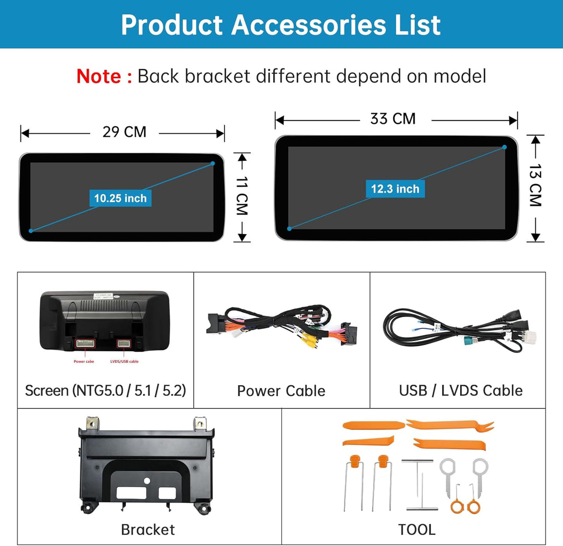 Mercedes Benz Android Screen/CarPlay screen Upgrade 2014-2020