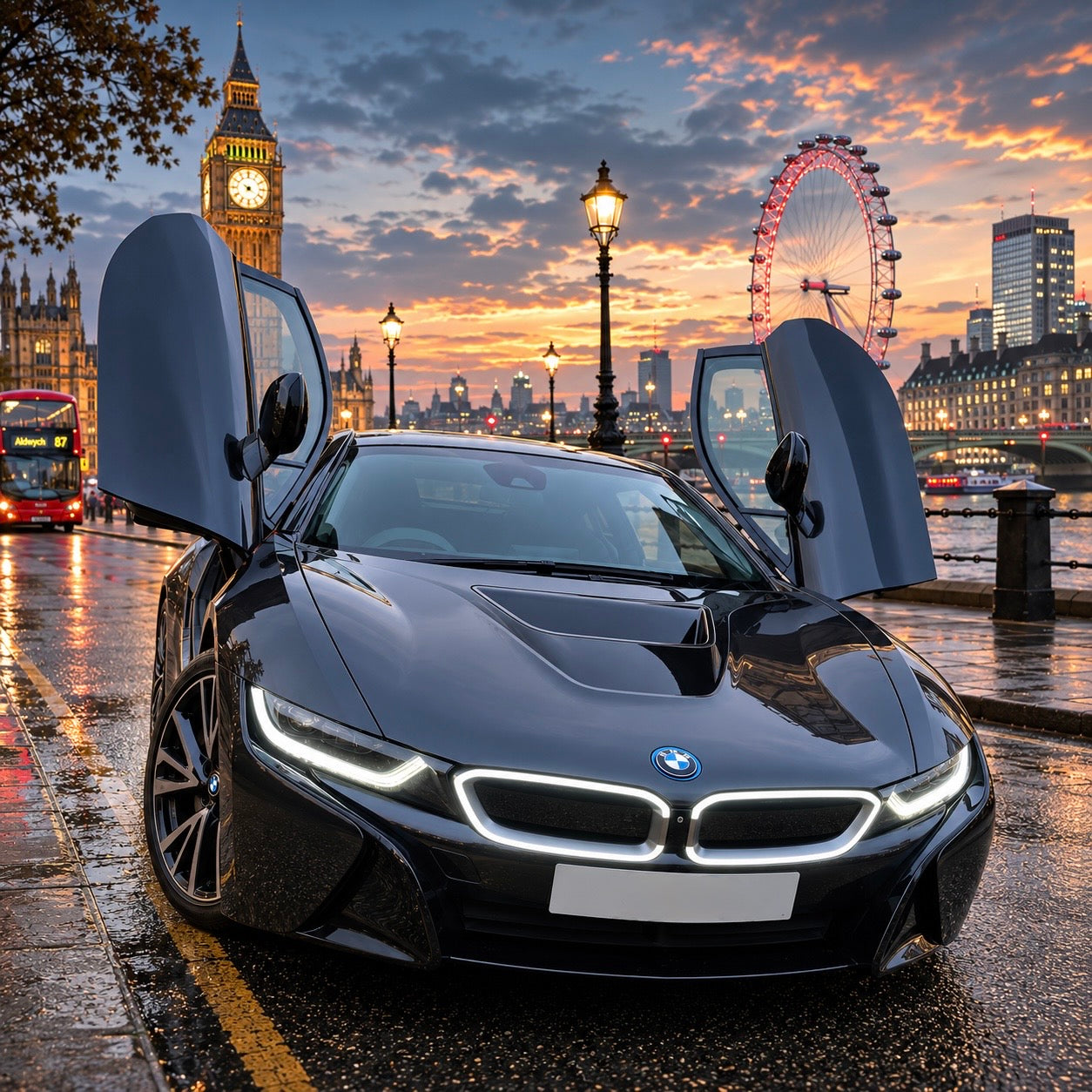 BMW I8 LED DAY TIME RUNNING LIGHT GRILL