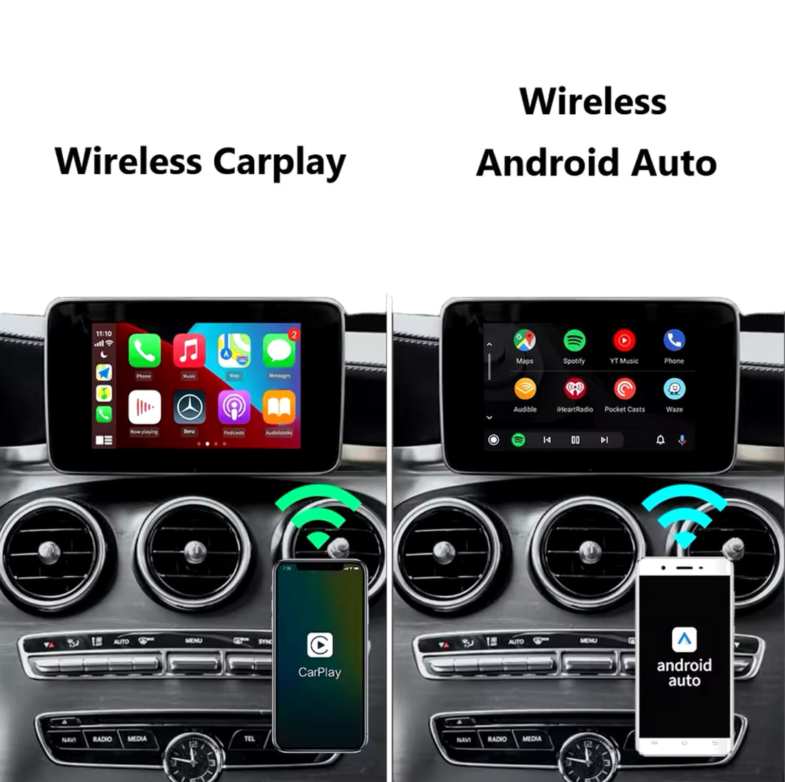 Mercedes-Benz Wireless Apple CarPlay Android Auto hardware kit