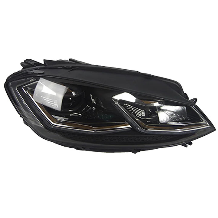 DRL Full LED Headlight For VW Golf7 MK7 2013-2017 Halogen Front Light Headlights