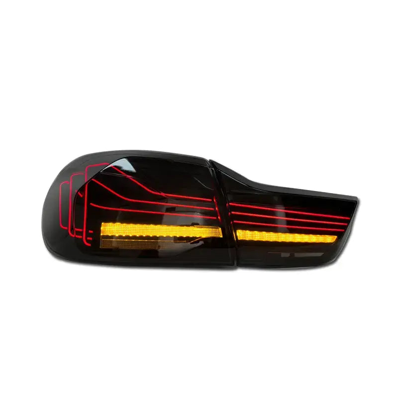 Pair CSL LED Rear Tail Light w/Sequential For BMW 3 Series F30 F35 Sedan 2012-18