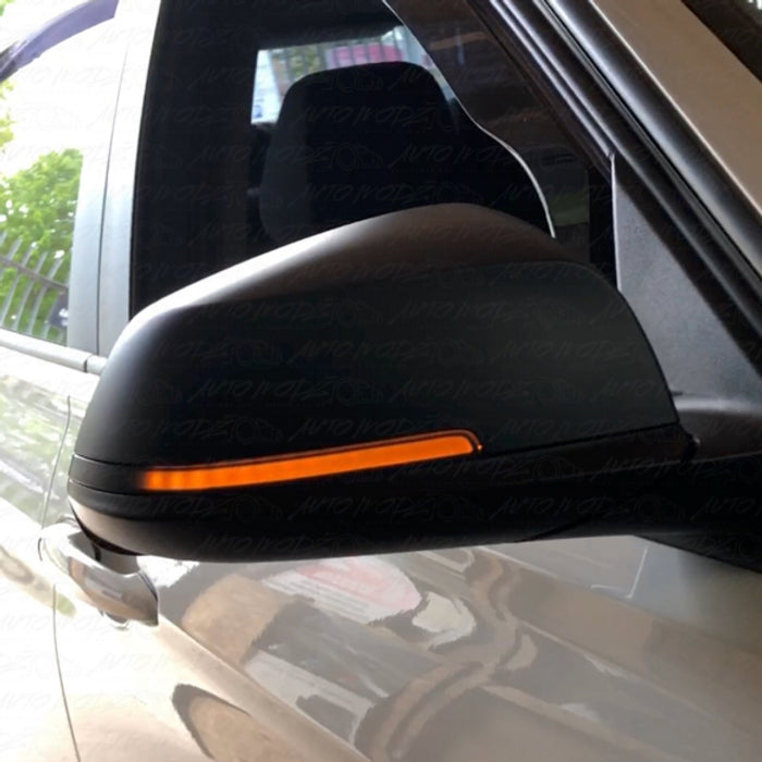 Mirror indicators set black LED dynamic for BMW'S