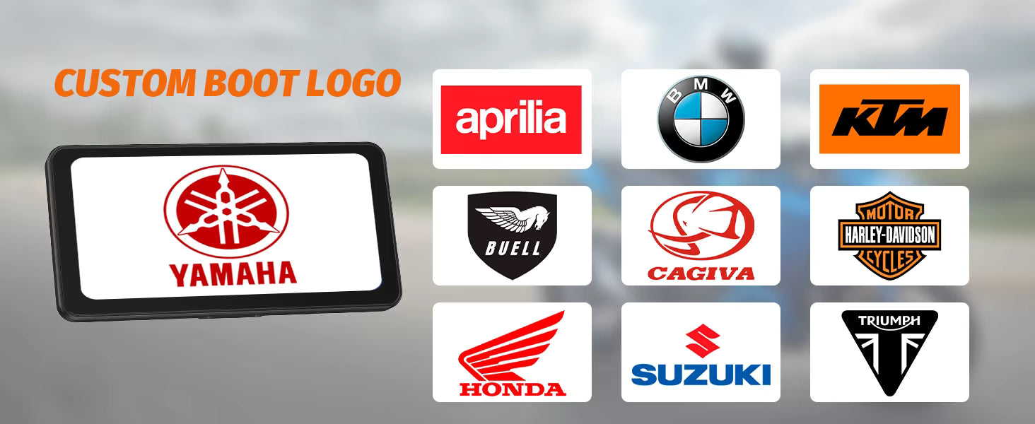 Portable Mototorcycle Wireless Apple Carplay/Android Auto