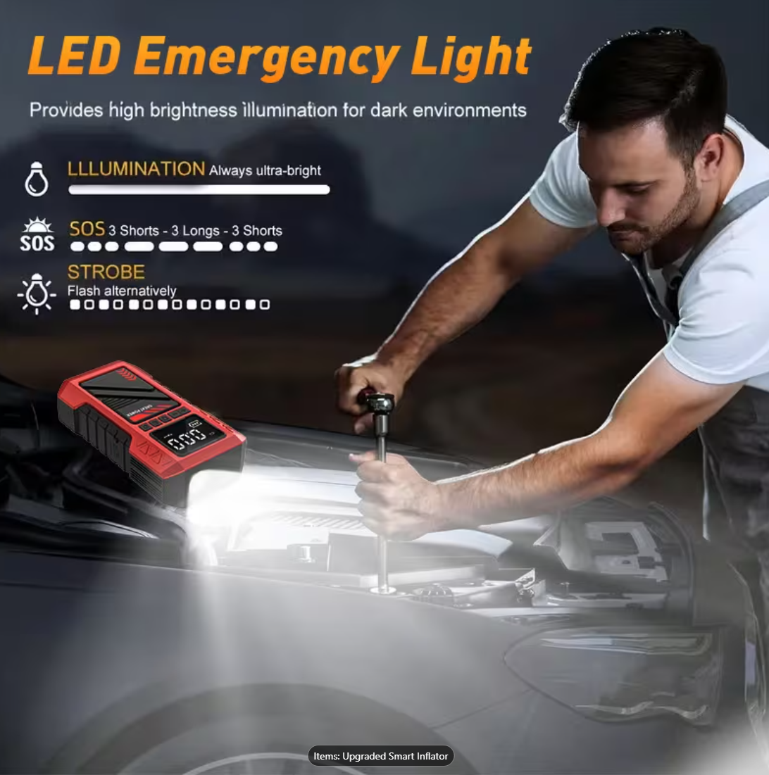 10-in-1 Car Battery Starter Kit