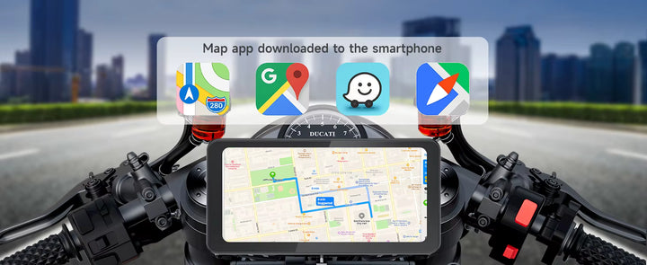 Portable Mototorcycle Wireless Apple Carplay/Android Auto