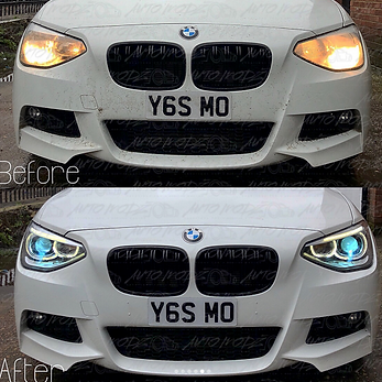 XENON ANGEL HEADLIGHTS BMW 1 SERIES F20 2011-2014