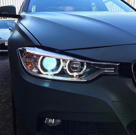 XENON LOOK HEADLIGHTS SET CHROME BMW 3 SERIES F30 F31 2011-2015