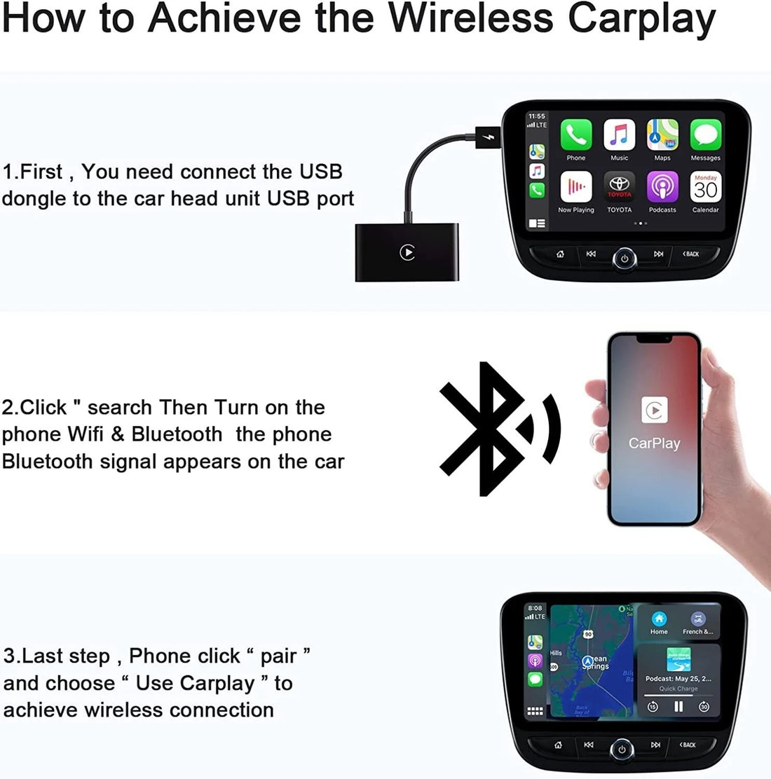 Wireless CarPlay Adapter for iPhone