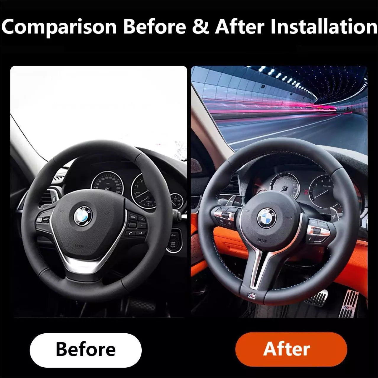 BMW M Sport Steering Wheel Complete With airbag OPTION 1