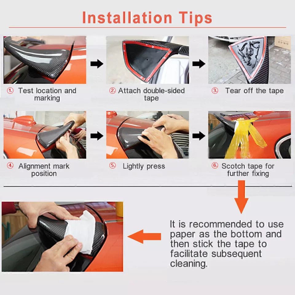 FOR BMW 1 SERIES F20 F21 PERFORMANCE GLOSS BLACK ROOF SPOILER