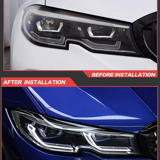 For BMW 3 Series G20 G28 2020-2022 LED Laser Upgrade Headlights